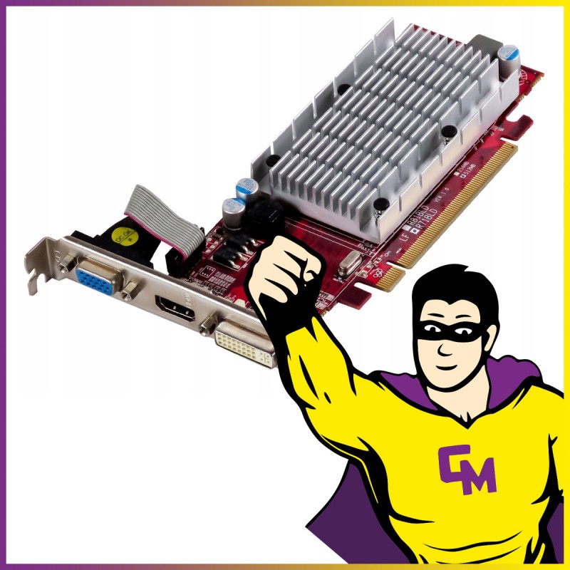 PowerColor Radeon HD4350 512MB PCIe Graphics Card