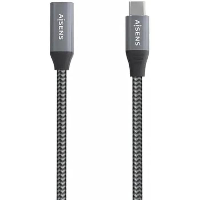 AISENS USB Extension Cable - Grey - 1.5m - USB 2.0