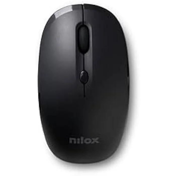 Ratón de ordenador por cable Nilox NXMOWI4002 - Óptico - Negro