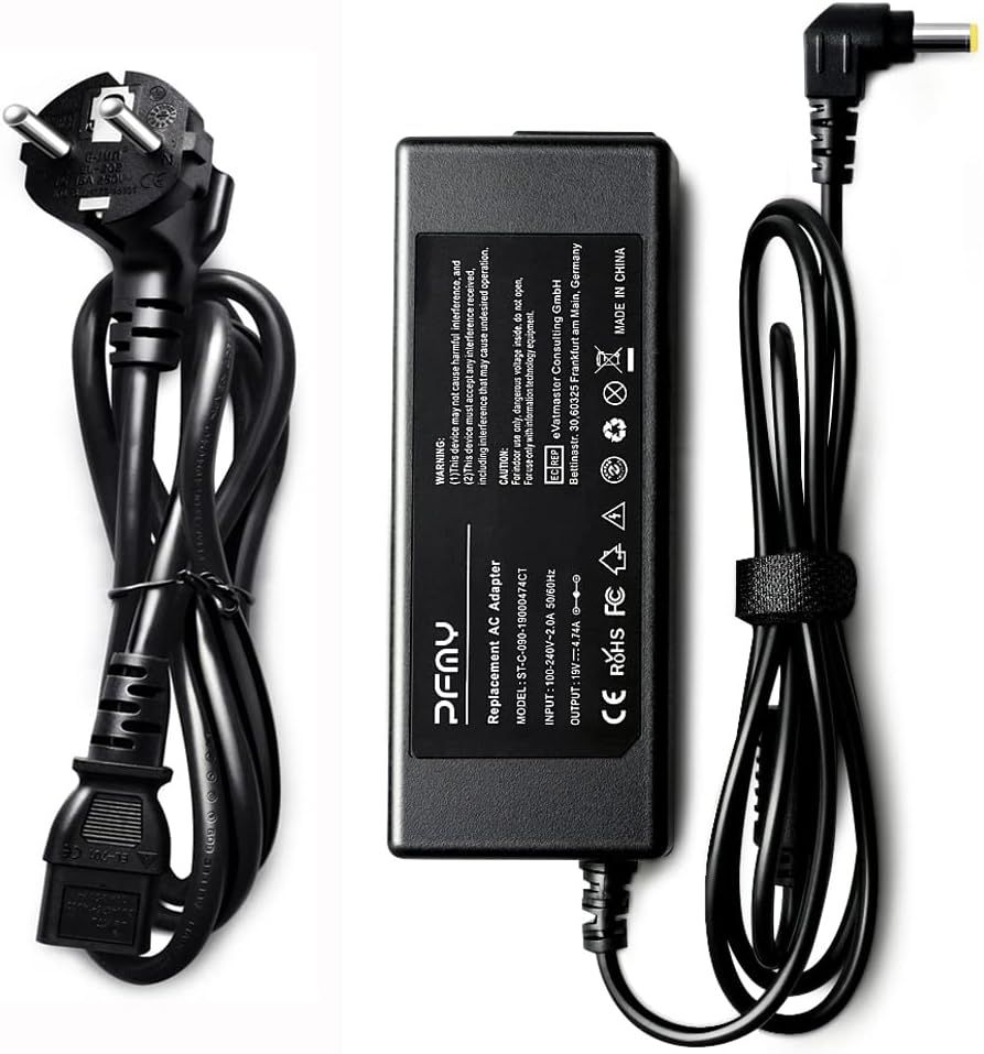 Adaptador de carga para portátil ASUS 19V 4.74A 90W con protección contra sobretensiones y sobrecalentamiento