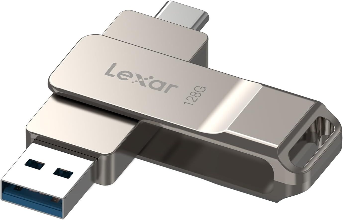 D40E 128 Go Clé USB Double 3.2 Gen 1 Type-C, Boîtier Métallique Pivotant, Compatible avec iPhone 17