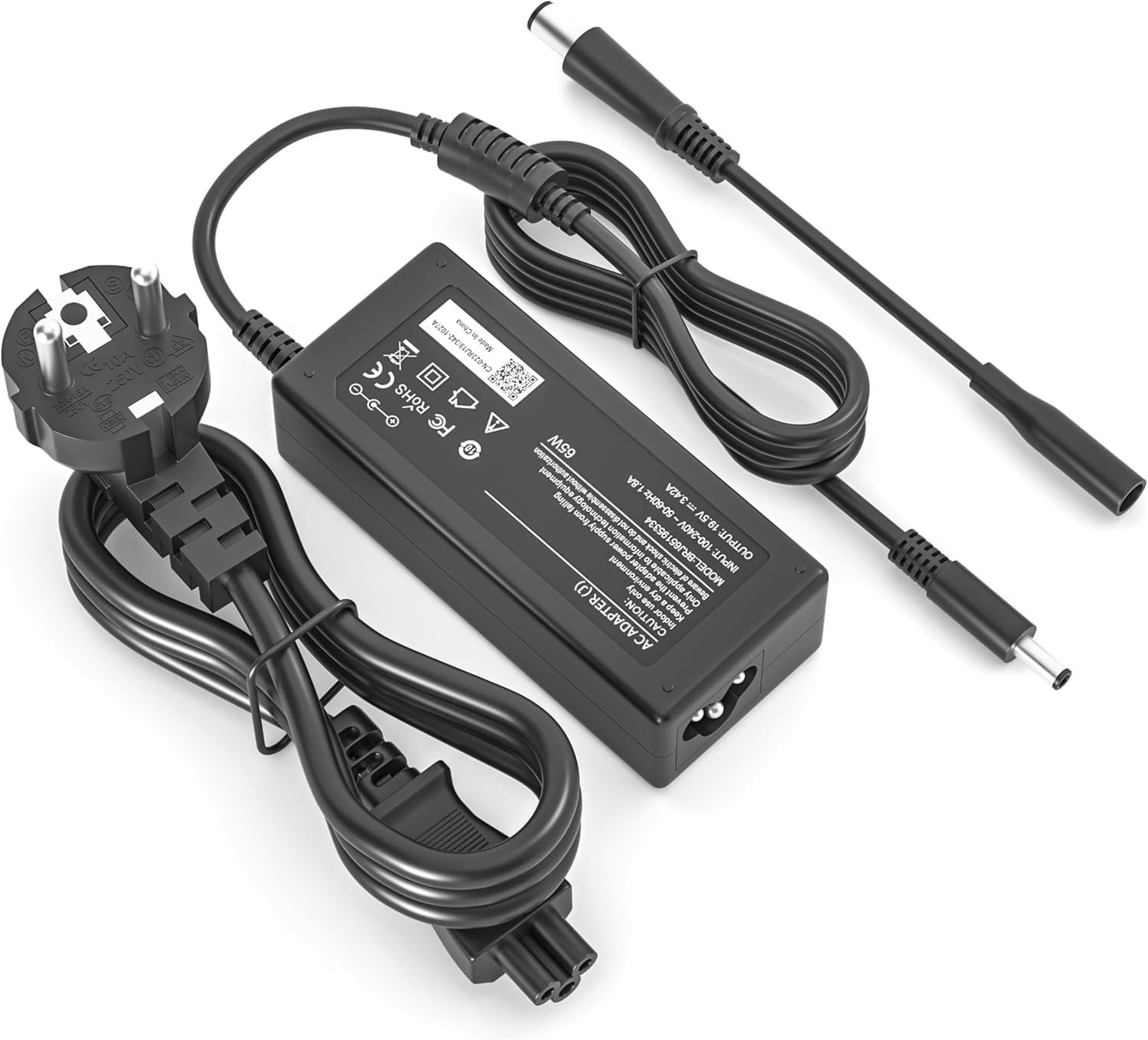 65W Charger for Dell Inspiron 15-3000 to 17-7000 Series and Latitude 3420/3520