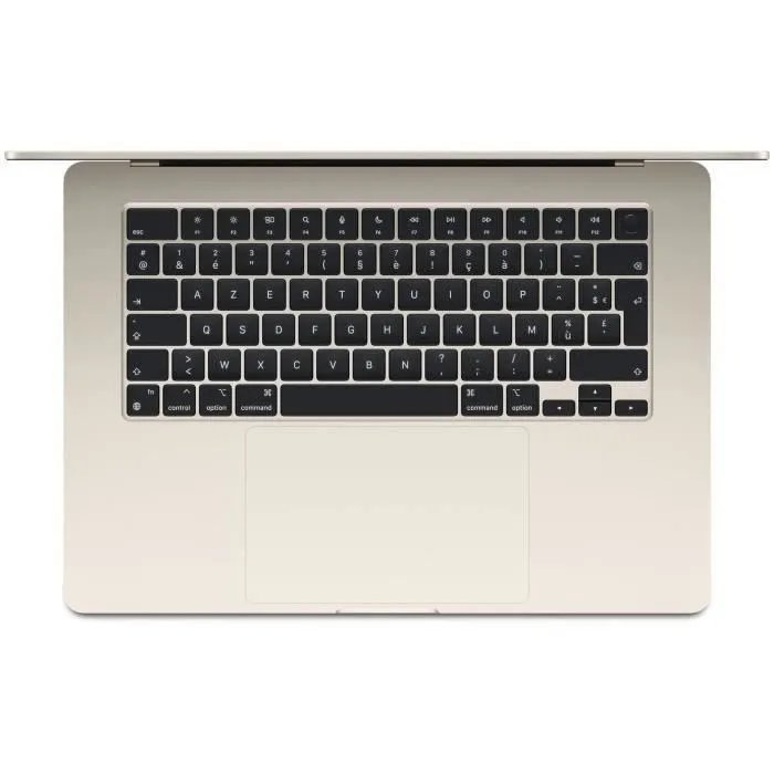 Apple 15-inch MacBook Air M3 (2024) - 8GB RAM, 512GB Storage, Stellar Light - AZERTY (2024) - Refurbished - Like New