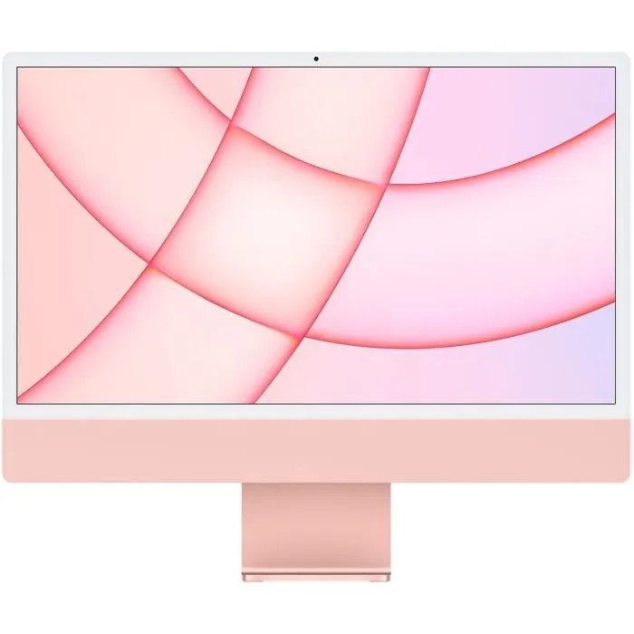 iMac de Apple de 24 pulgadas, M1, 3,2 GHz, 8 GB de RAM, 256 GB SSD, Rosa, GPU de Apple (Sin accesorios)