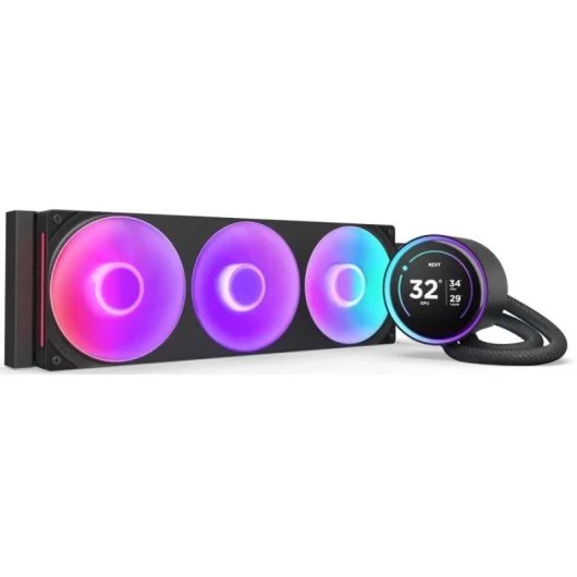 NZXT Kraken Elite 360 RGB Liquid Cooler with IPS Display, Black