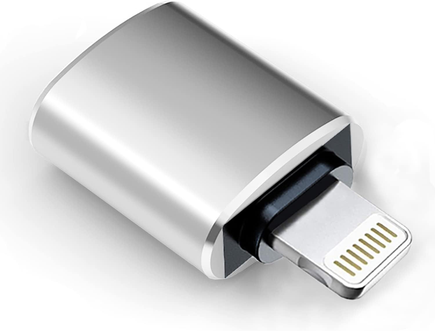 Apple Lightning to USB Adapter for Camera, OTG Cable 3.0 for iPhone/iPad
