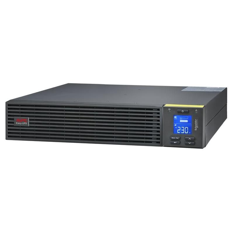 APC Easy UPS On-Line - Onduleur (rack-montable) - CA 220/230/240 V - 1800 watt - 2000 VA - monophasé - Acide de plomb - USB, serial - connecteurs de sortie : 4 - PFC - 2U - Europe - noir, RAL 7010