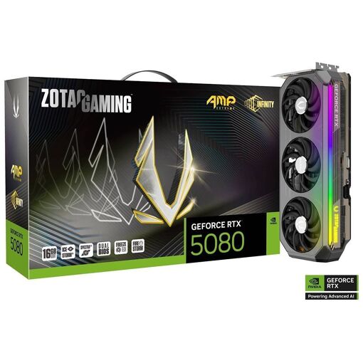 Carte graphique Zotac Gaming GeForce RTX 5080 AMP Extreme Infinity