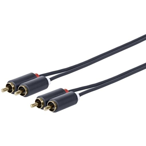 Câble audio VivoLink Prorcarca7 7 mètres, 2 connecteurs RCA mâles, noir