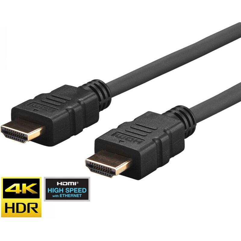 VivoLink HDMI Cable 0.5m (PROHDMIHD0.5) - Black