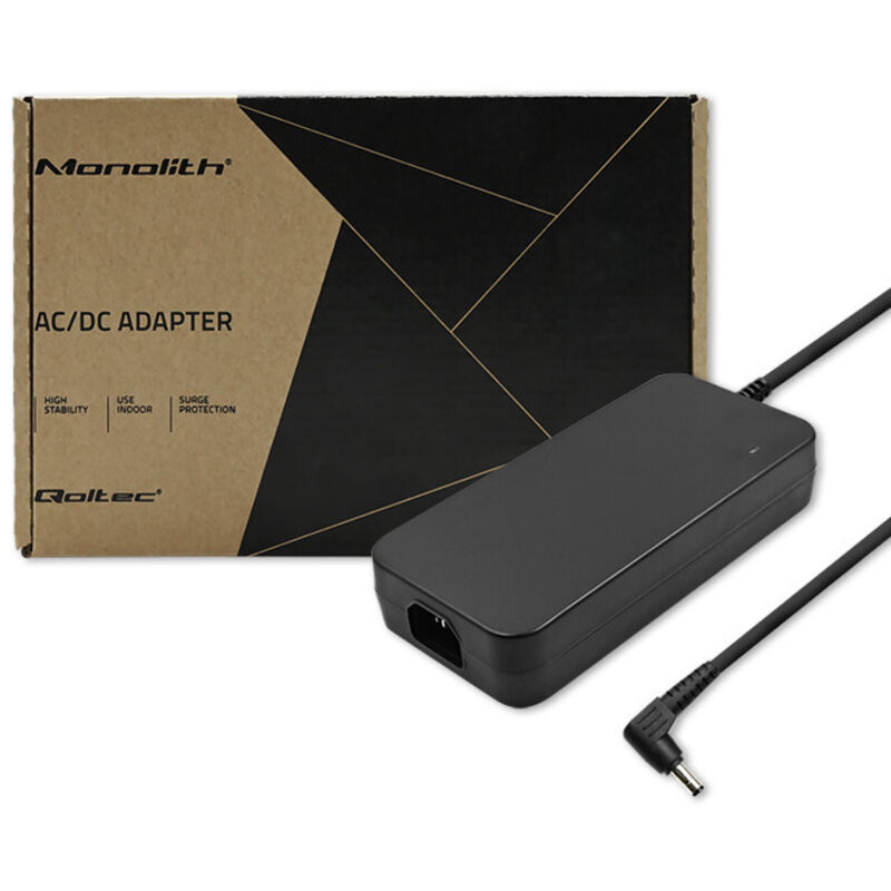 Adaptador de corriente Qoltec para portátiles Asus 150W 19.5V 7.7A 5.5x2.5 + Cable de alimentación