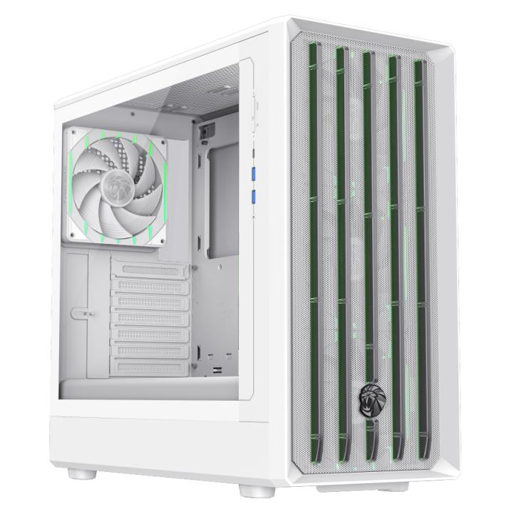 GameMax CLAW 460 WH Midi Tower Case - White