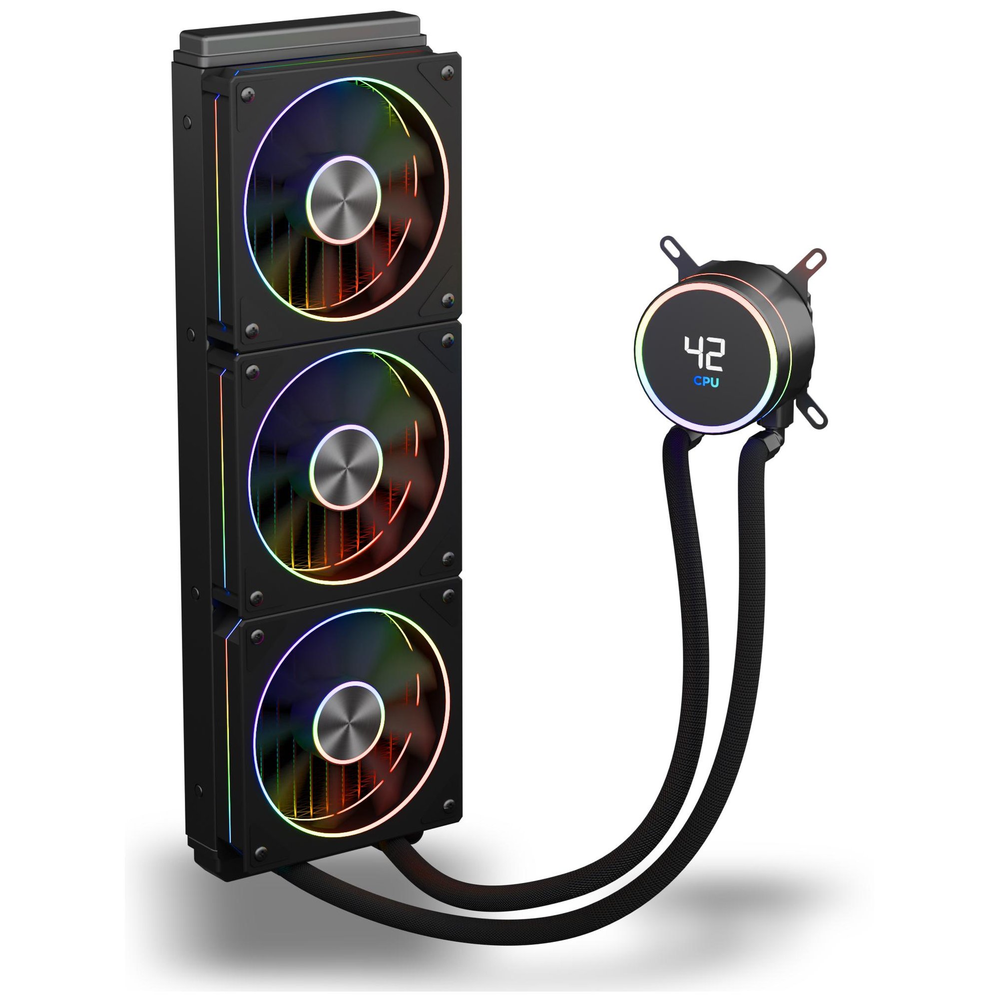 Zolyd Hyperflow ARGB 360mm Liquid Cooling Kit - Black