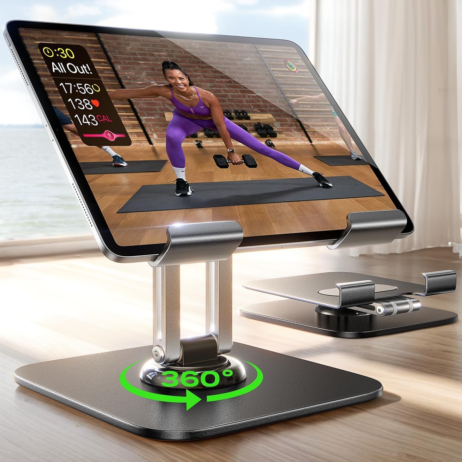 Metallic Tablet Stand - SYNERGIA SERENITE
