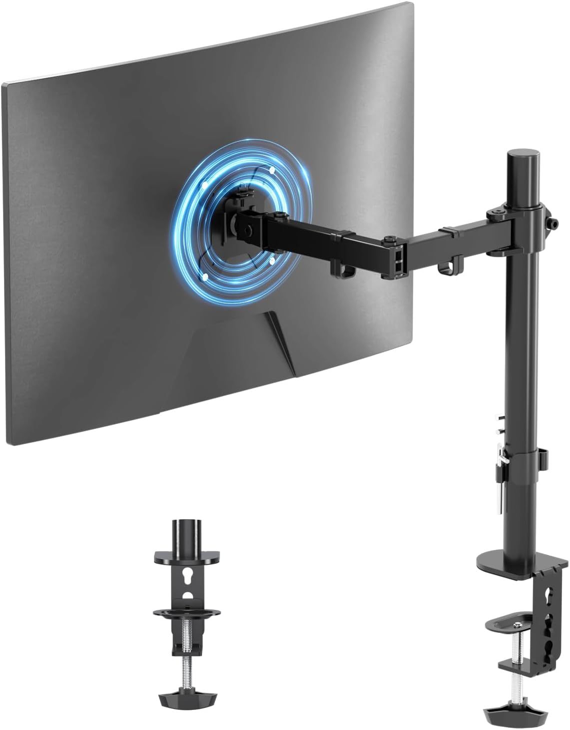 Adjustable Monitor Stand for 13-32 Inch Screens, Vesa 75/100mm, Max Load 10kg, Black (MD9421)