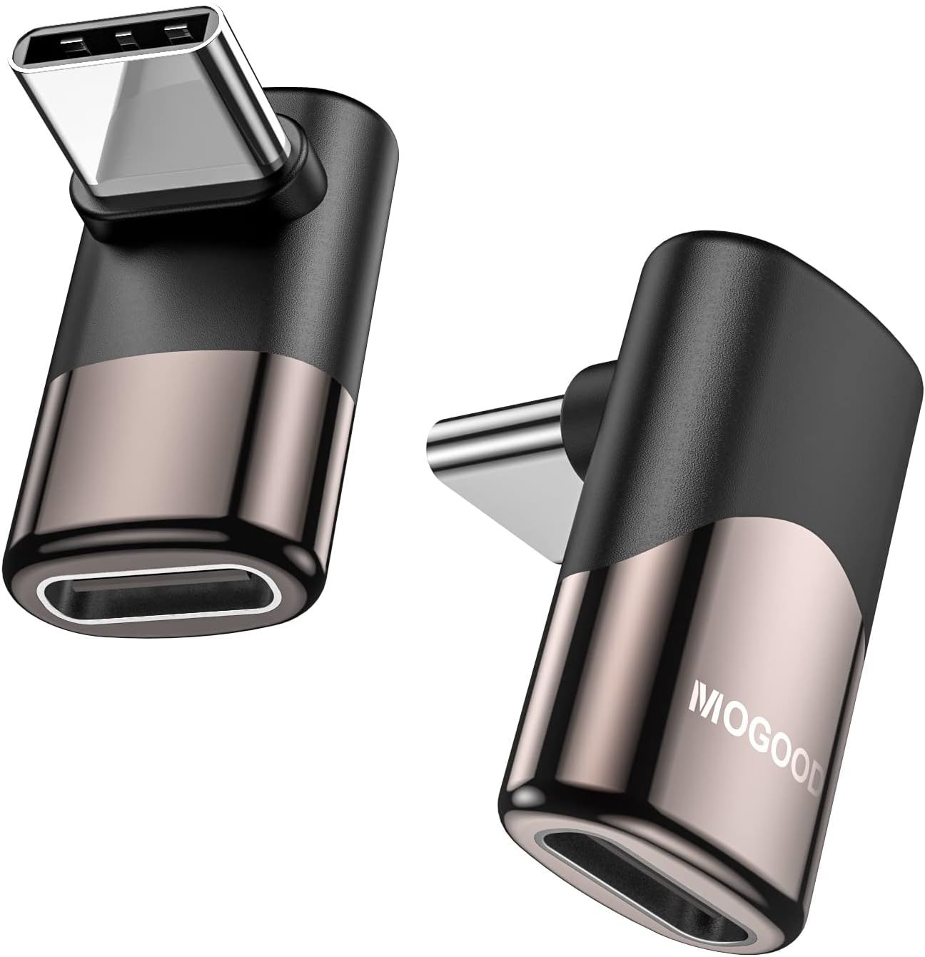 Adaptateur USB-C à 90 degrés - Mascul à Femelle, 40 Gbps, Chargement rapide, compatible Steam Deck