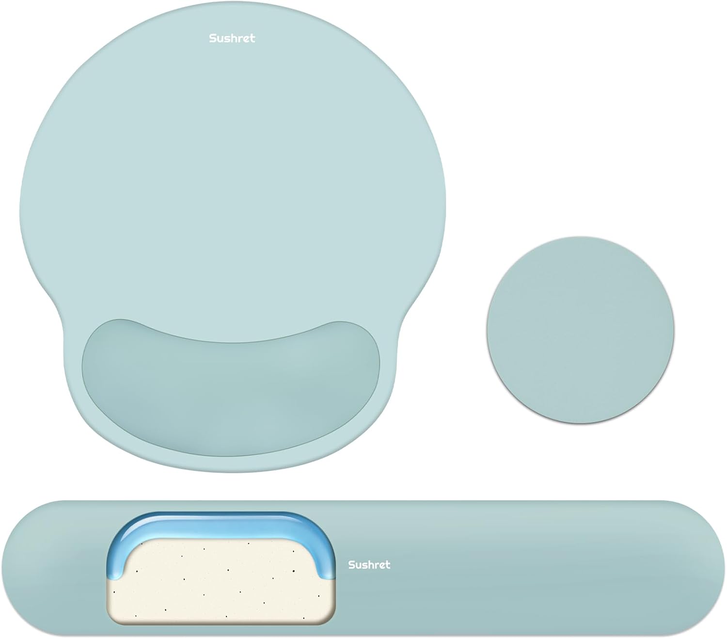 Ergonomic 3-in-1 Mouse Pad with Wrist Rest