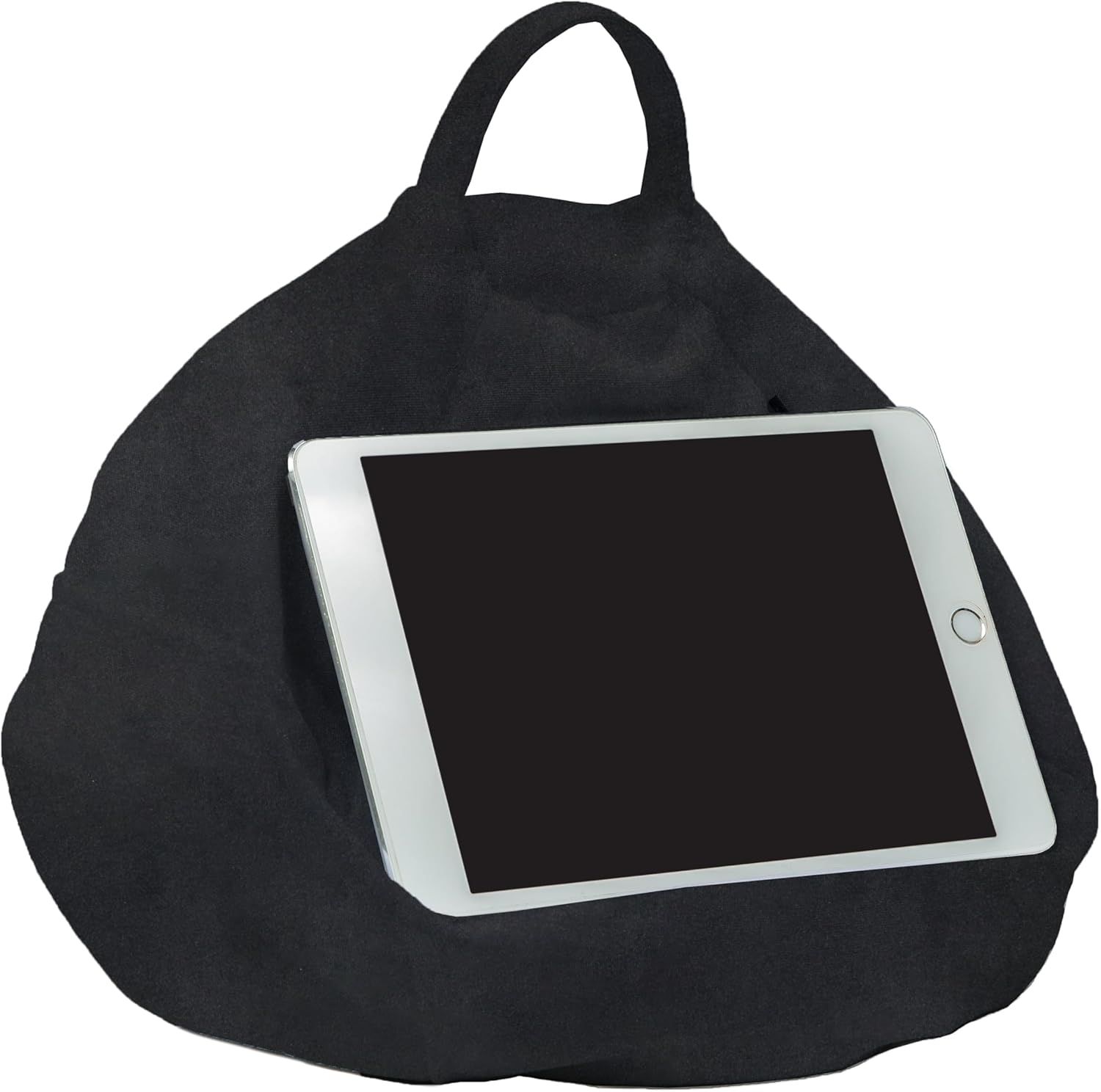 SYNERGIA SERENITE Universal Tablet Cushion - Black, for Tablets, E-readers, Smartphones and Books with Accessory Pocket