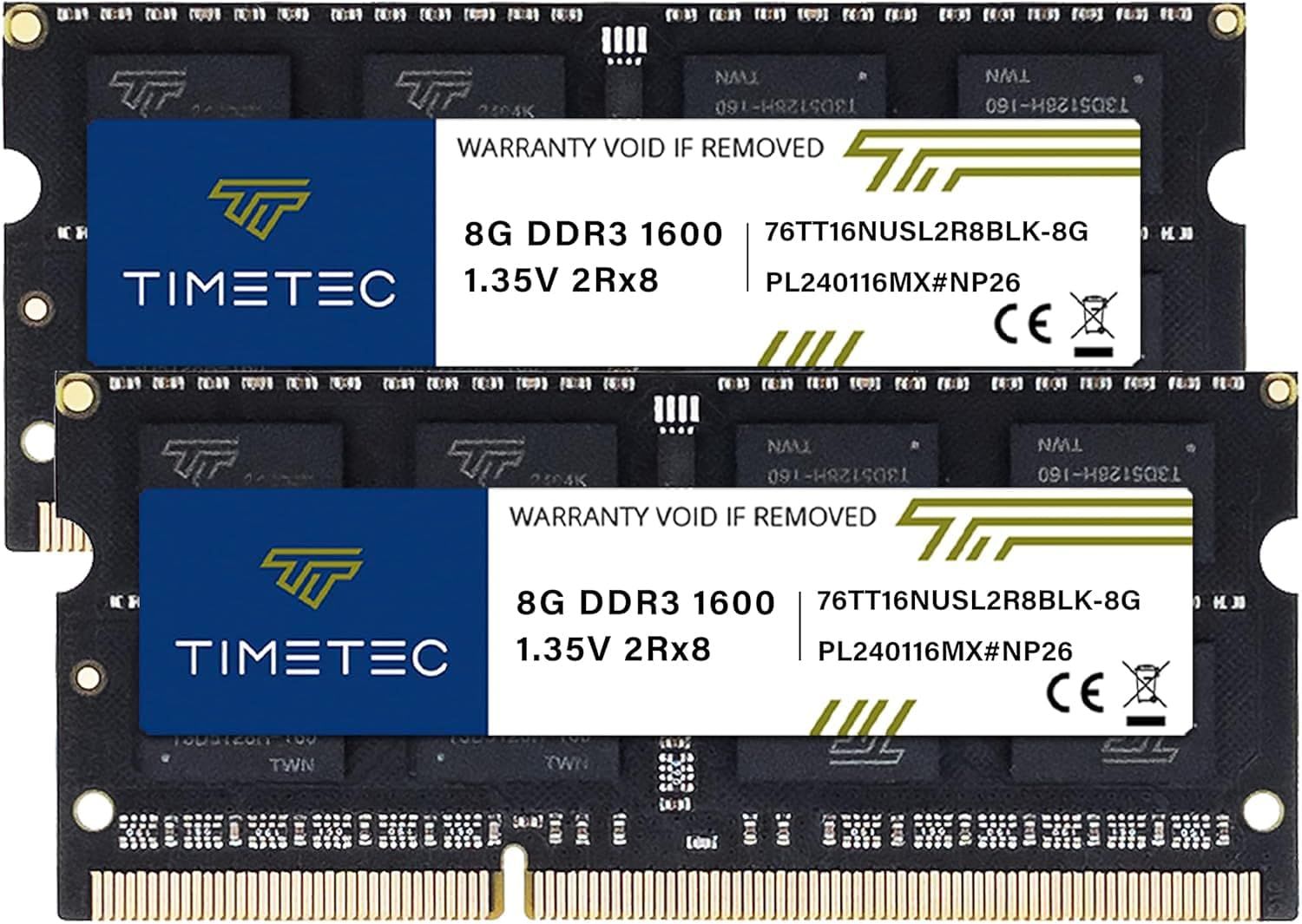 SYNERGIA SERENITE 16 Go (2 x 8 Go) DDR3/DDR3L 1600 MHz PC3-12800 Non-ECC Bufferless
