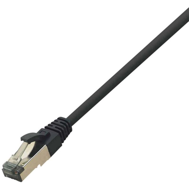 Logilink Cq8063s RJ45 Network Cable, Cat 8.1 S/FTP 3.0m Black Halogen-Free 1 Piece R217441