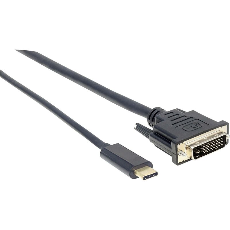Manhattan USB-C to DisplayPort Adapter Cable - 1m, Black