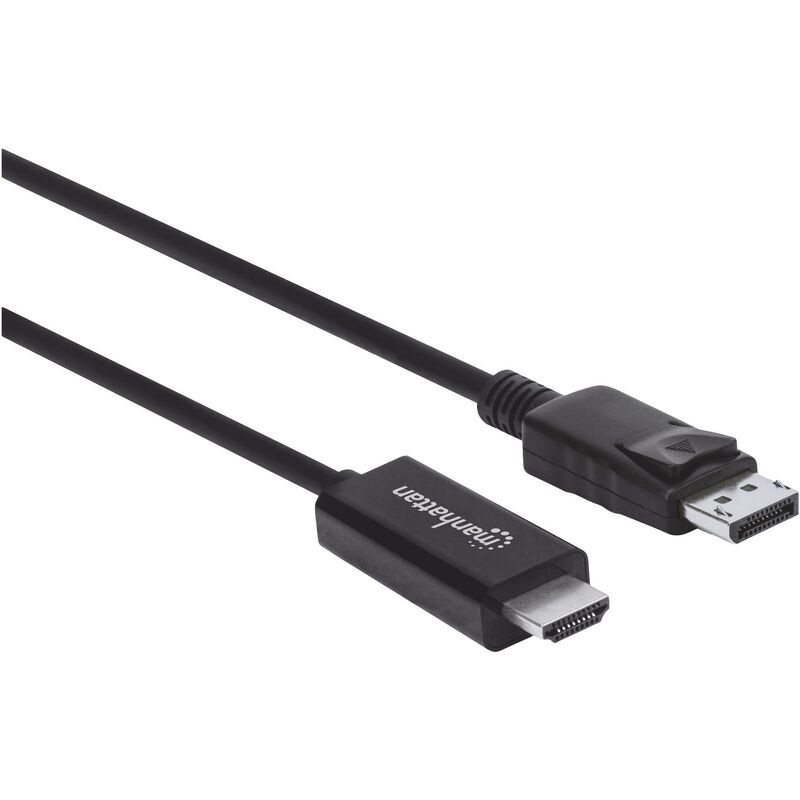 Cable adaptador Manhattan DisplayPort/HDMI 3.00 m Negro