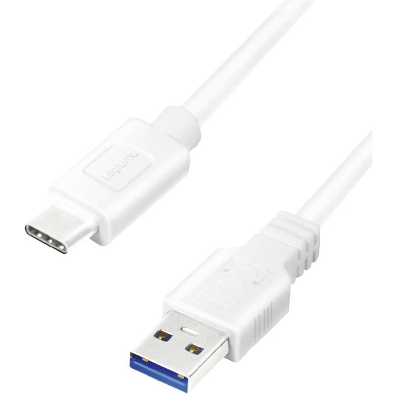 LogiLink USB 3.2 Gen1 (USB 3.0) A-to-C Cable, 3m White