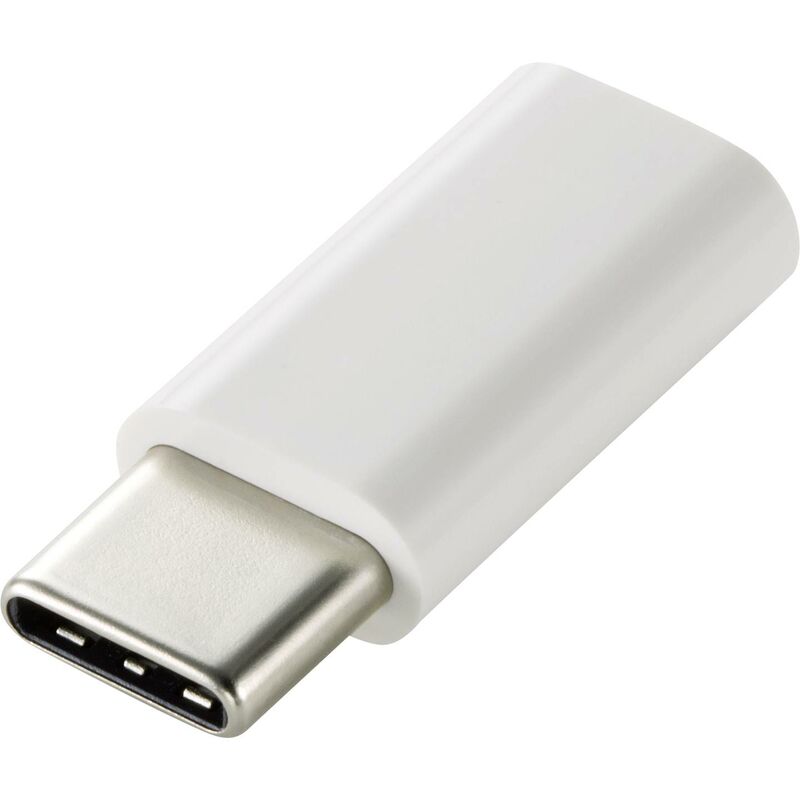 Renkforce USB 2.0 Adapter [1x USB-C Male - 1x USB 2.0 Female Micro-B] A289312