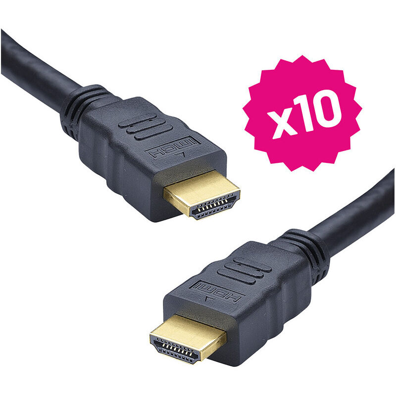 Servimat HDMI 2.0 Cables (10 Pack) 1.5m