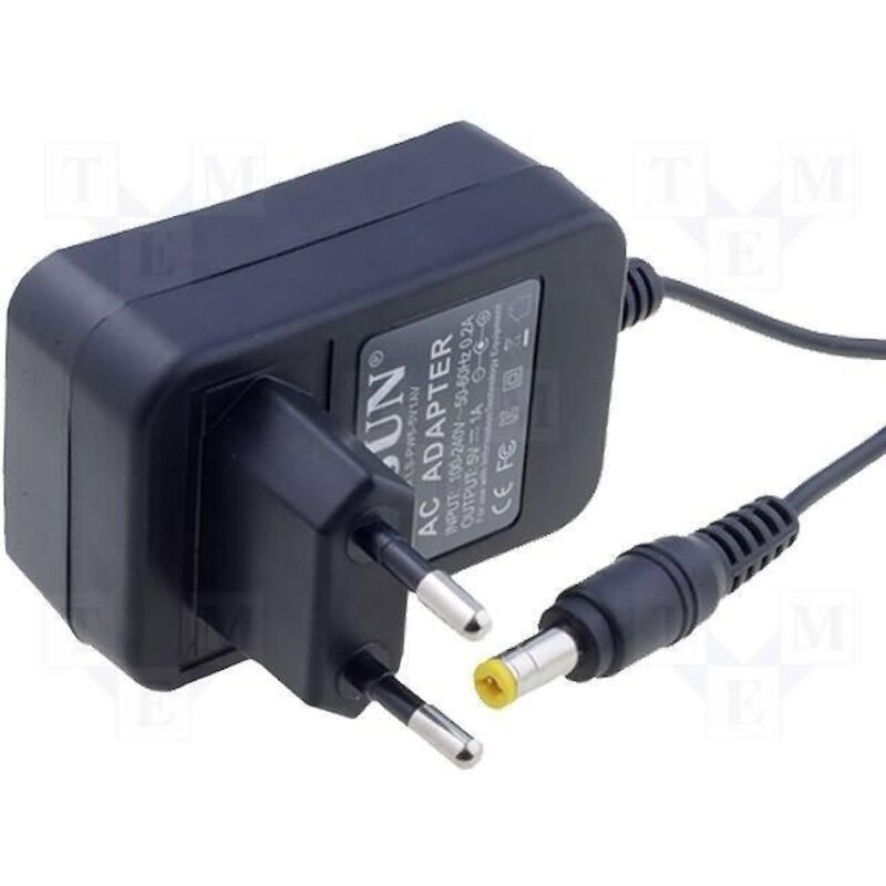 OEM Fixed Power Supply 9VDC 2A 18W with 5.5x2.1mm Center Positive Connector (PW24-9V2AV)