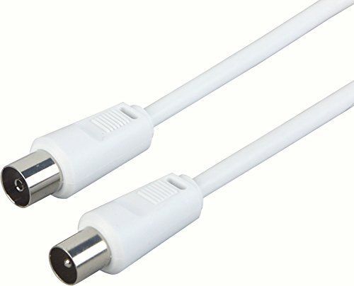 Câble coaxial FP 75 dB 1,5 m Blanc