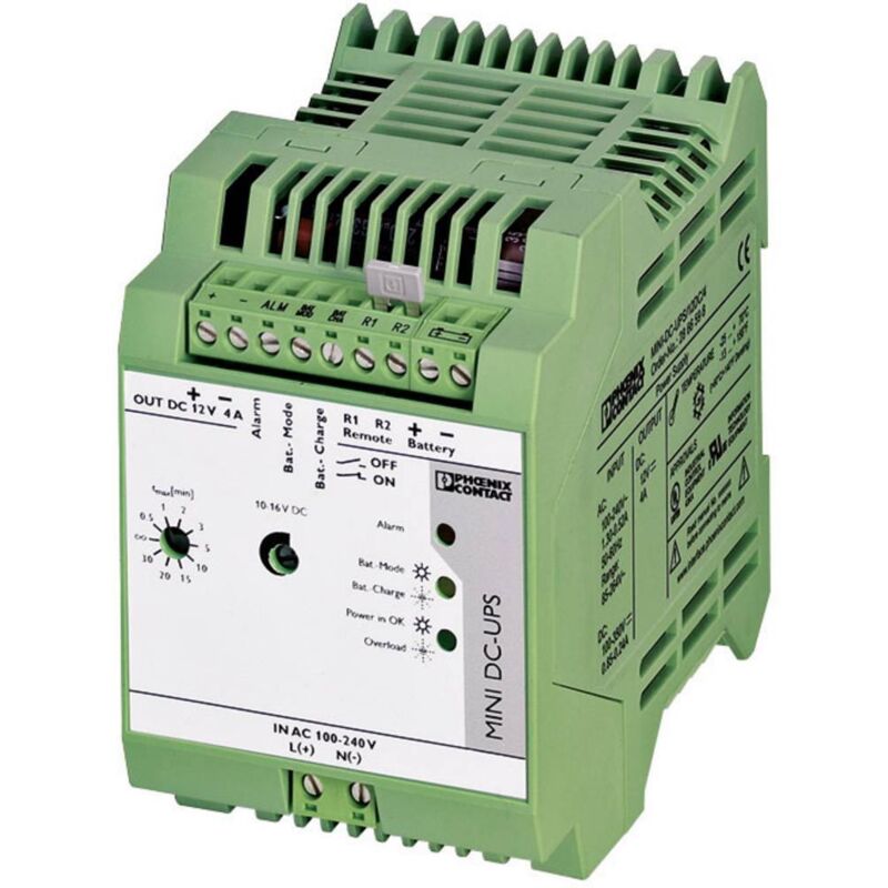 Phoenix Contact Mini-DC-UPS/12DC/4 Industrial Uninterruptible Power Supply (UPS)