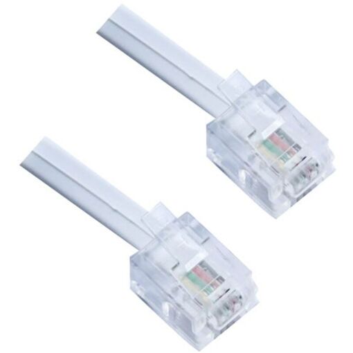 Câble de téléphone RJ11 6P4C Profile 10m
