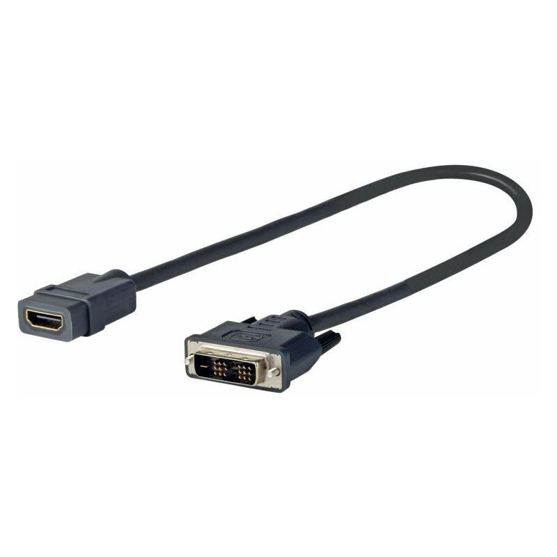 Vivolink DVI-HDMI Video Cable Adapter, 0.2m Black