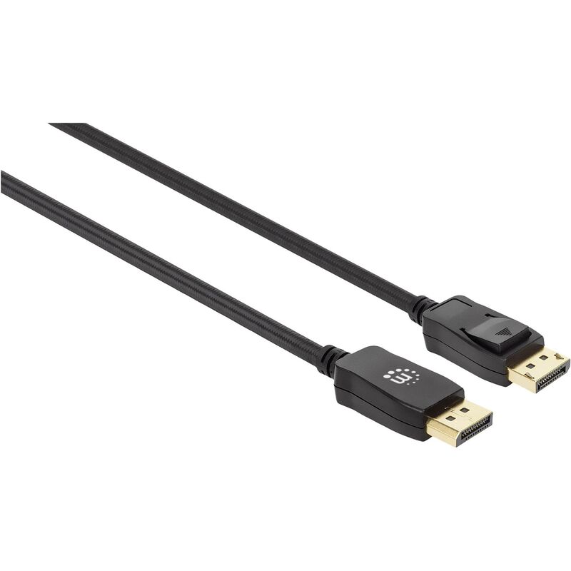 Cable Manhattan DisplayPort, 1,00 m, Negro, 8K UHD, DisplayPort Macho a Macho 1,0 M