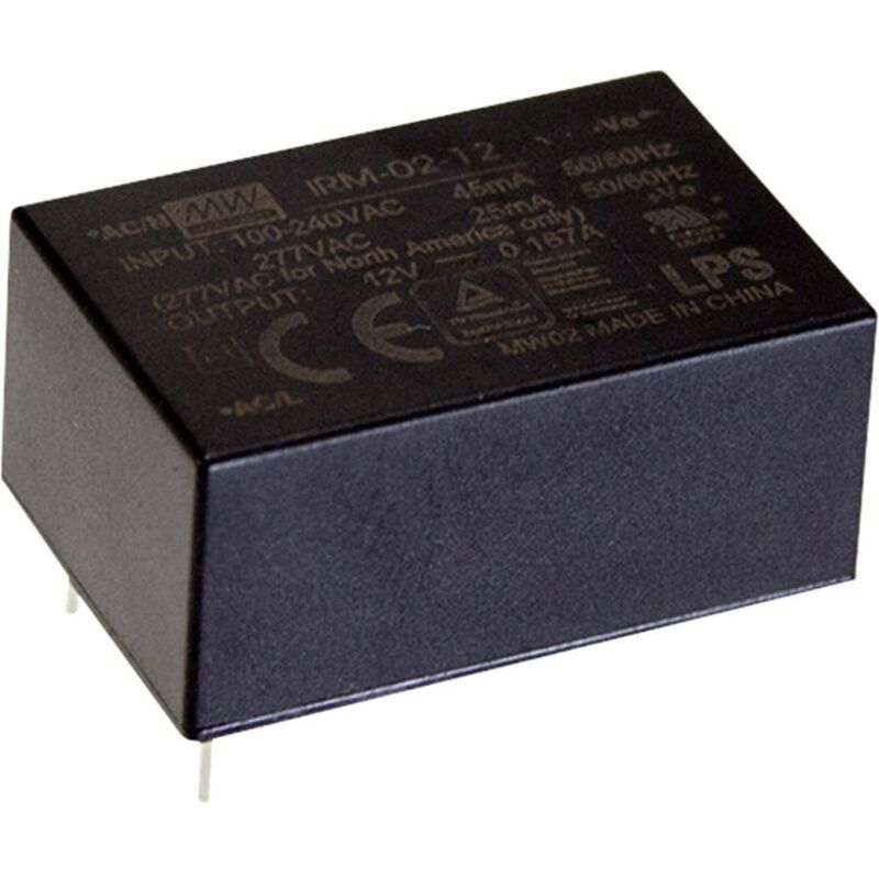 Mean Well IRM-02-12 DC-DC Converter 12V/DC 167mA 2W
