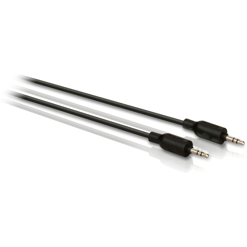 Philips SWA2529W 3.5mm Stereo Cable, 1.5m, Black