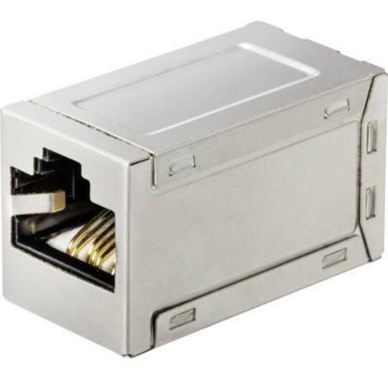 Adaptador de red Renkforce Cat 6 RJ45 [1x RJ45 Femenina - 1x RJ45 Femenina]