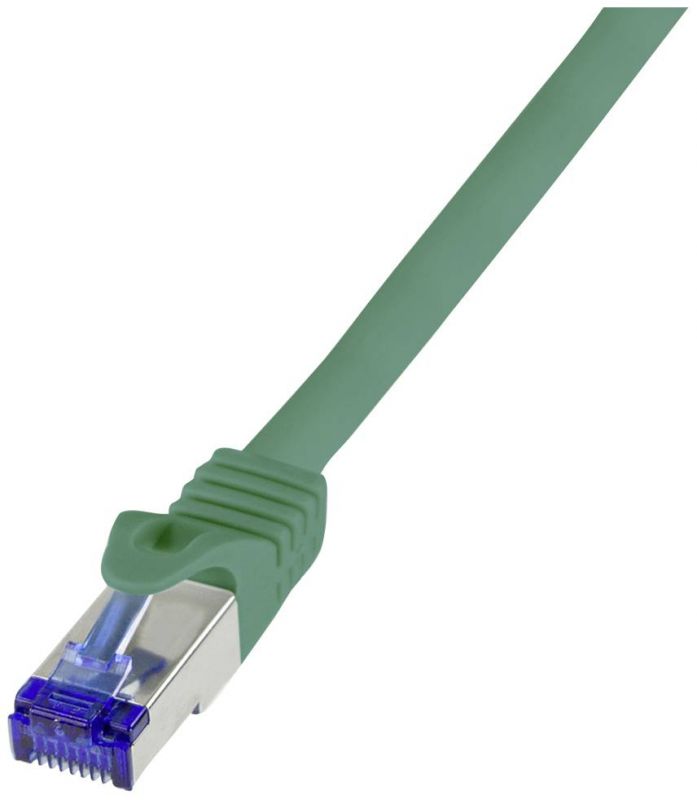 LogiLink Cat.6A S/FTP RJ45 Cable, 15m, Green