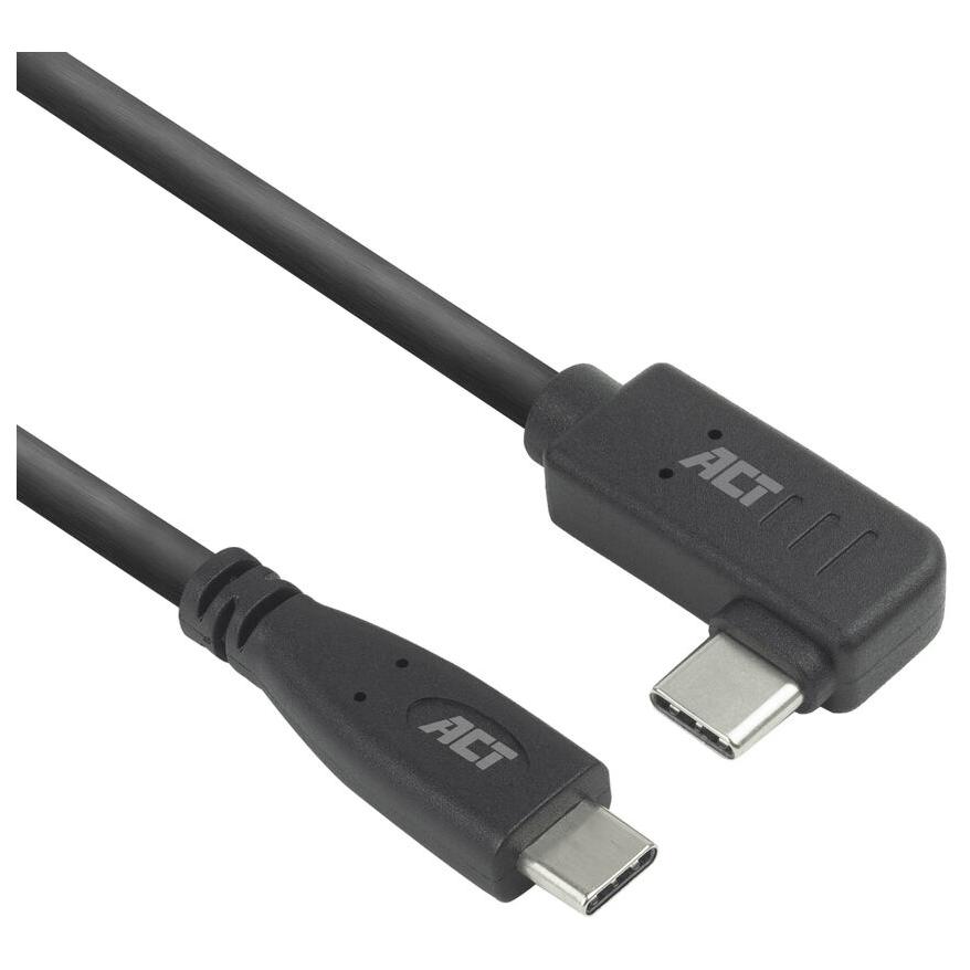 Câble ACT AC7406 USB-C vers USB 3.2 Gen 2 (3.1 Gen 2) de 1 mètre - Noir