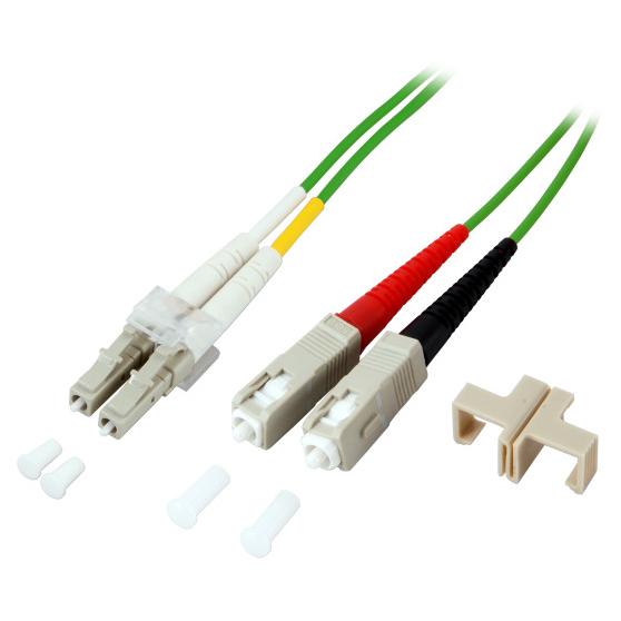 EFB-Elektronik OM5 Fiber Optic Cable 2m, 2x SC to 2x LC