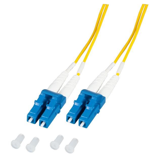EFB Elektronik O0350.1-1.2 InfiniBand and Optical Fiber Cable 1m, 2x LC, Yellow