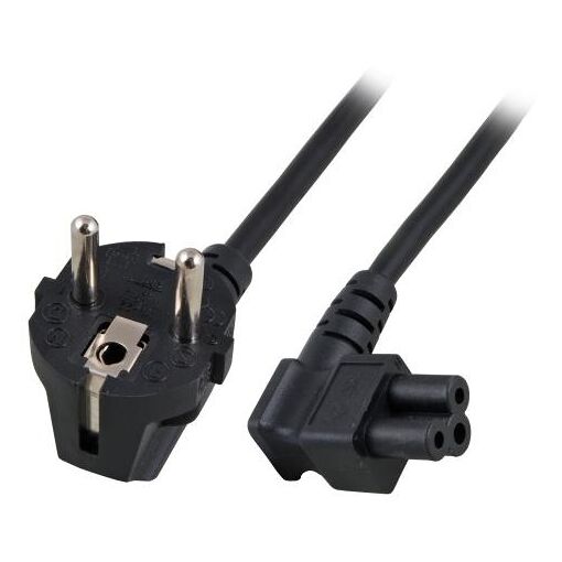 Cable eléctrico EFB Elektronik EK551.1,8, Negro, 1,8 m, Conector CEE7/7 a C5