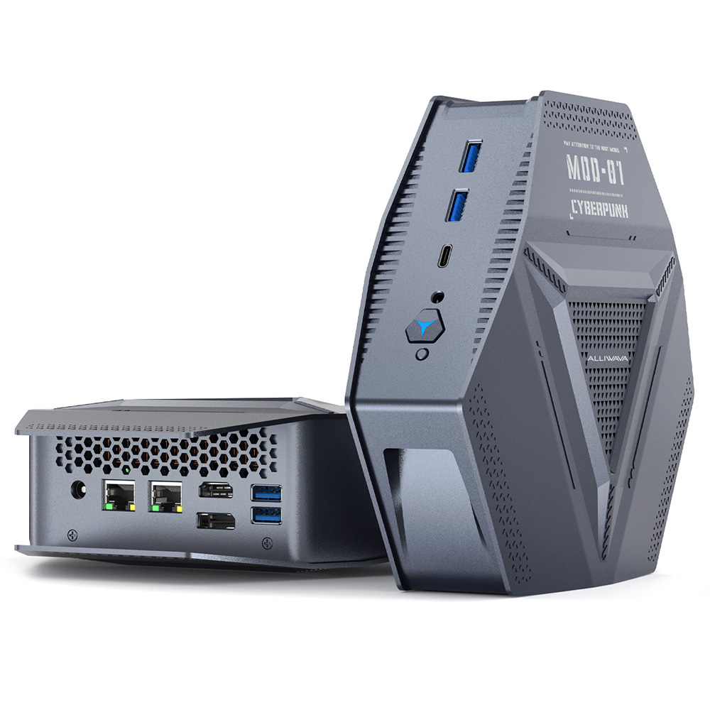 ALLIWAVA GH9 Mini PC by Intel - i9-12900HK, 14 Cores, 5 GHz, 16GB RAM, 1TB SSD, 8K/60Hz DP, 4K/60Hz HDMI, 4K/120Hz Type-C, Wi-Fi 6, Bluetooth 5.0