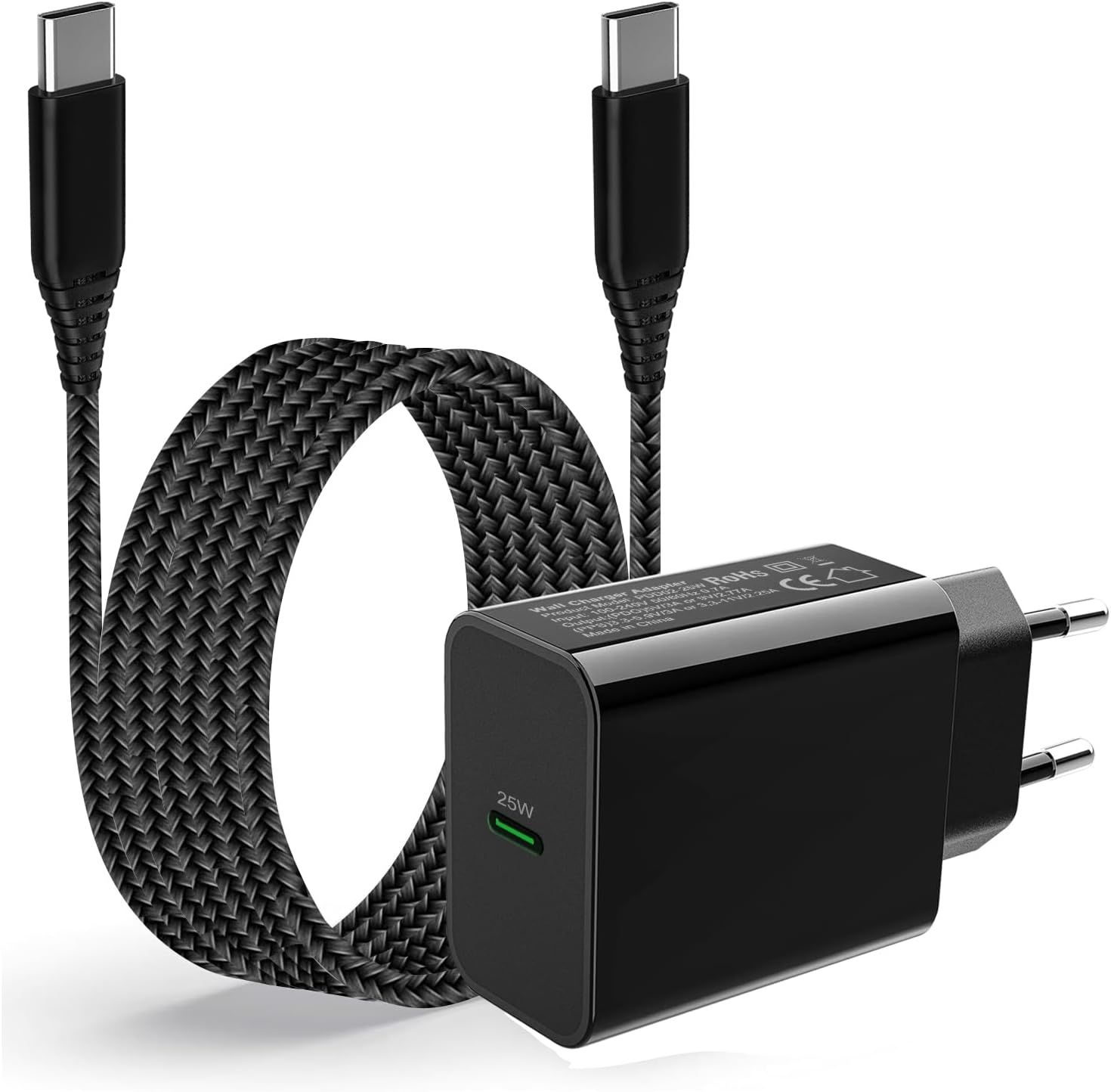 KALANKA 25W USB-C Charger and Cable for Samsung Galaxy A Series and More