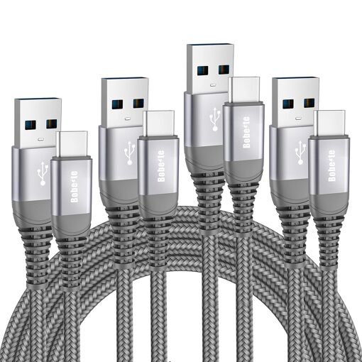 Câble de charge USB-C KALANKA [1M + 2M + 2M + 3M / Lot de 4]