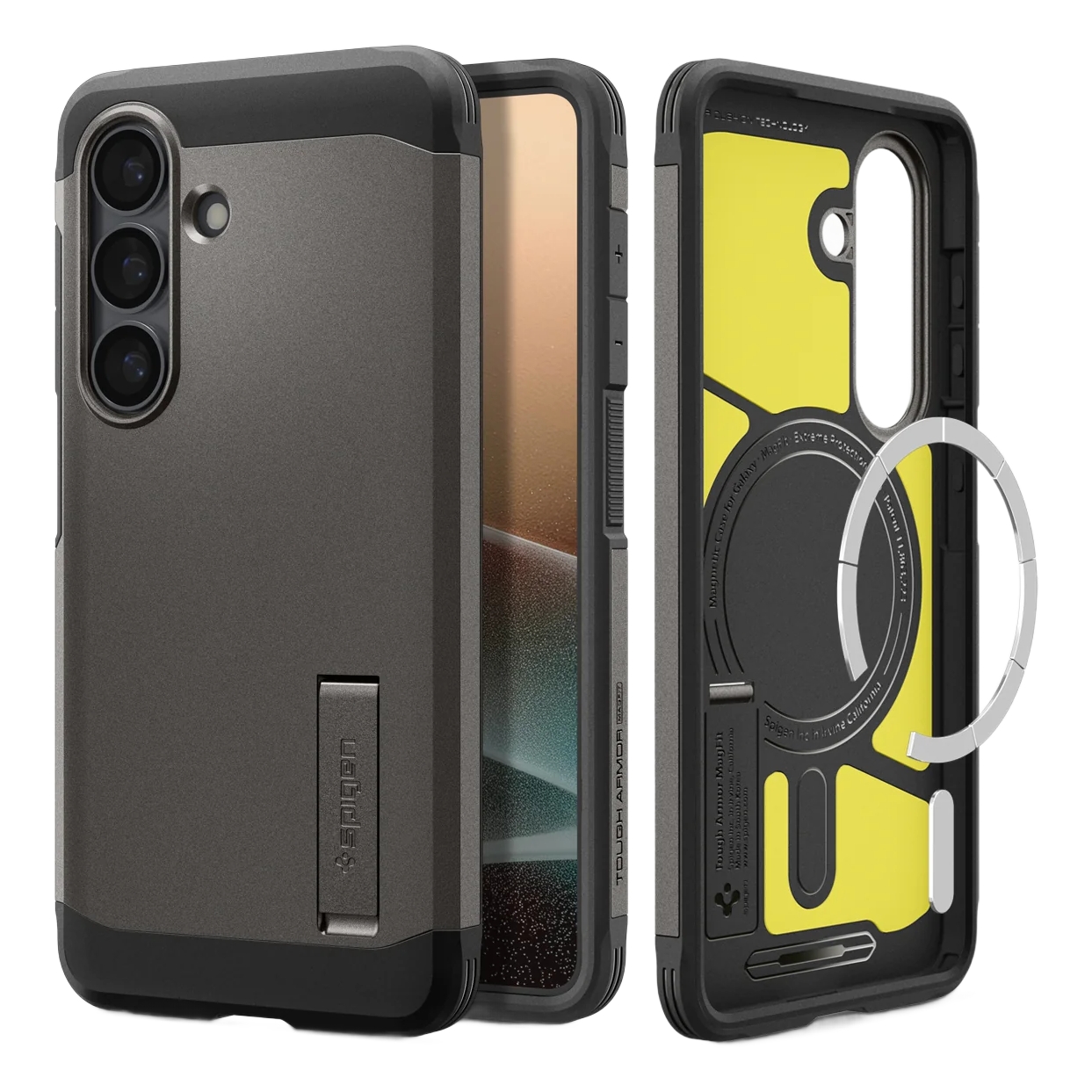 Spigen Tough Armor MagSafe Case for Samsung Galaxy S26 Plus (Gunmetal)