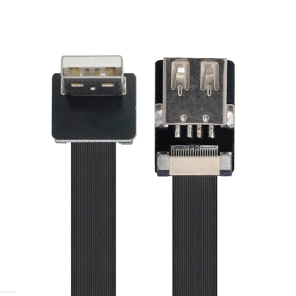 USB 2.0 Flat Cable Extension for FPV, Disk, Scanner, and Printer