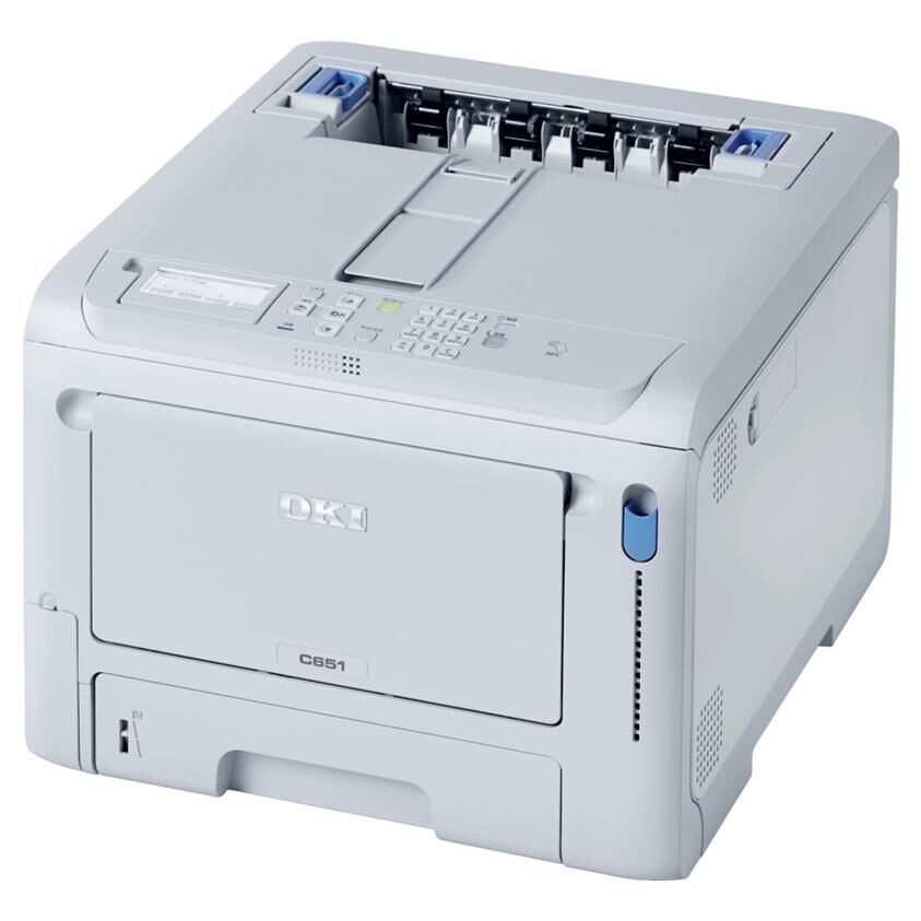 OKI C651dn Color Printer - A4, 1200 x 1200 dpi, 35 ppm (mono/color), 350-Sheet Feed
