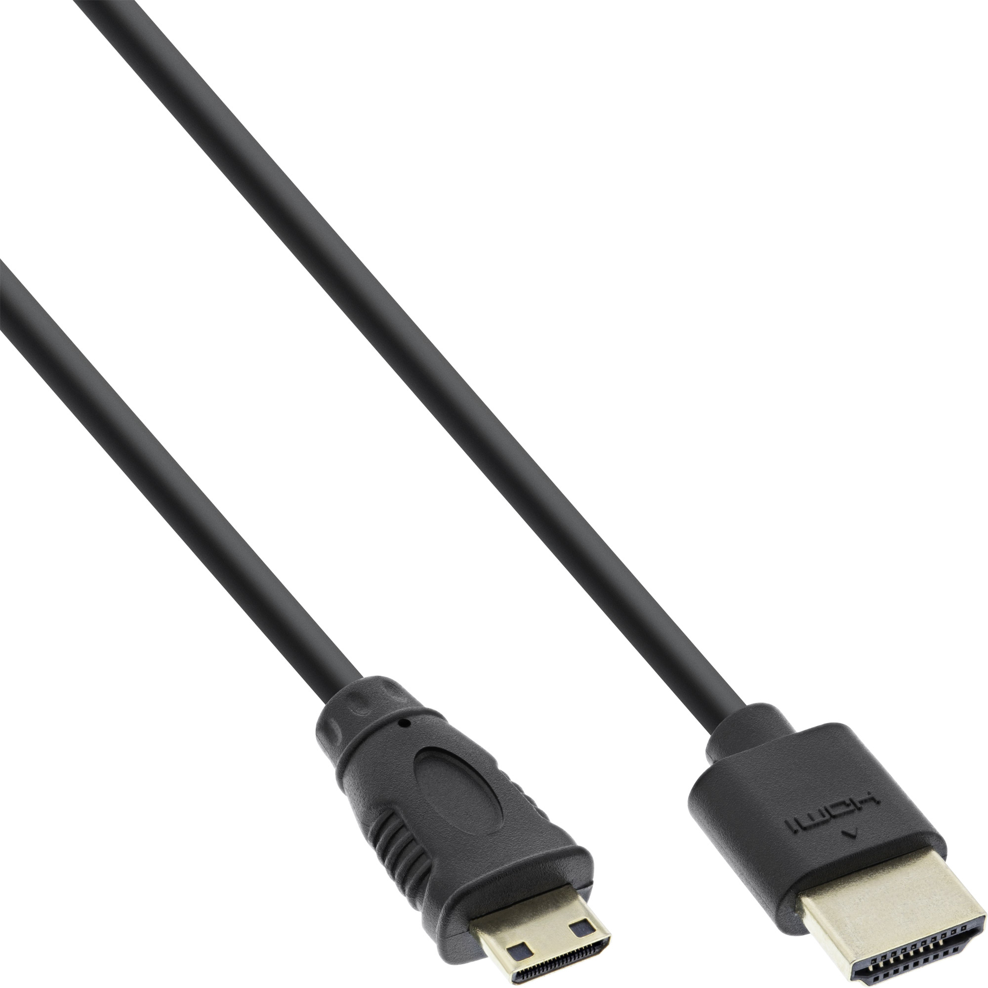 InLine 17501C HDMI Cable 1m, Type A (Standard) to Type C (Mini) Black